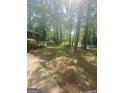 Spacious backyard with lush green grass and mature trees, perfect for outdoor activities at 288 Harper Se Rd, Atlanta, GA 30315