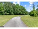 Long winding driveway through a grassy field leading to a secluded home at 1627 Leguin Mill Rd, Locust Grove, GA 30248