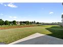 Wide-open backyard space showcasing a well-maintained lawn and privacy fencing in the distance at 838 Maduro Way, Mcdonough, GA 30253