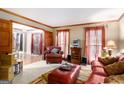 Cozy living room with wood trim and comfortable seating at 275 Brandon Mill Cir, Fayetteville, GA 30214