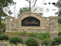 Stone monument sign with 