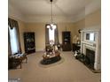 Comfortable living room with a decorative fireplace and vintage charm at 1761 Hosea L Williams Dr, Atlanta, GA 30317