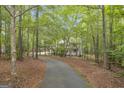 Secluded home surrounded by lush trees, accessed by a long, private driveway at 392 Hightower Ridge Rd, Covington, GA 30014