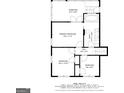 Floor plan showing a layout of the second floor with room dimensions and measurements at 3140 Kipling Dr, Powder Springs, GA 30127