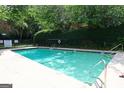 Outdoor pool surrounded by lush greenery, creating a relaxing and private oasis for residents at 1381 Ne Normandy Ne Dr # 4, Atlanta, GA 30306