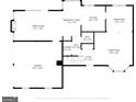 Detailed first floor plan showing the layout of the home at 157 Rockspray Rdg, Peachtree City, GA 30269