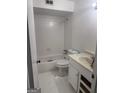 Bright bathroom featuring a bathtub and vanity sink at 2968 Par Lorraine, Lithonia, GA 30038