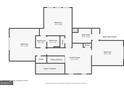 Floor plan showing the layout of the bedrooms, bathrooms and Gathering room at 120 Lapis Lake Pt, Fayetteville, GA 30215