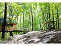 Treehouse exterior with suspended bridge to a covered parking area at 6290 Cascade Palmetto Hwy, Fairburn, GA 30213