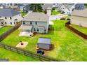 An aerial view of the yard and outdoor storage at 309 Dean Ct, Temple, GA 30179