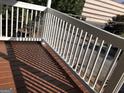 View from balcony with white railings and wooden deck at 821 Beckwith Sw St, Atlanta, GA 30314