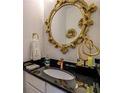 Bathroom featuring a black countertop with a mirror at 2587 Alvecot Cir, Atlanta, GA 30339