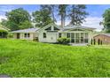 Beautiful backyard with green grass and trees, providing a serene outdoor space at 2944 Braithwood Ne Ct, Atlanta, GA 30345