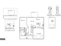 First floor floorplan with a kitchen, Gathering room, primary suite, dining area, and two car garage at 279 Overlook Rd # F7, Walnut Grove, GA 30052
