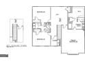 Second floor floorplan with a loft, laundry, primary suite and bath, bedrooms, and a bathroom at 279 Overlook Rd # F7, Walnut Grove, GA 30052