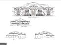 Scaled front elevation of the home showcasing architectural details, dimensions, and design elements at 4309 Giverny Blvd, Fairburn, GA 30213