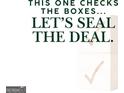 Real estate flyer with words 'this one checks the boxes' and 'let's seal the deal' at 649 Mary Ln, Marietta, GA 30062