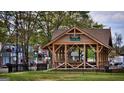 Charming gazebo in downtown Locust Grove next to city buildings at 651 Burg Rd, Locust Grove, GA 30248