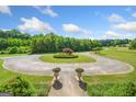 Circular driveway with center garden at 226 Euharlee Five Forks Rd, Kingston, GA 30145