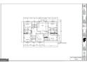 Detailed second floor plan layout showing bedrooms, bathrooms, and media room at 115 Seymour Place, Fayetteville, GA 30214