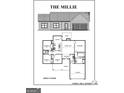 First-floor layout featuring an open-concept design, including a Gathering room, kitchen, and Primary suite at 142 Colley St, Grantville, GA 30220