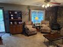 This is a cozy living room at 195 Wellington Dr, Mcdonough, GA 30252