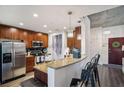 Modern kitchen with stainless steel appliances and granite countertops at 3300 Windy Ridge Se Pkwy # 813, Atlanta, GA 30339