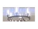 Elegant chandelier with a modern design at 6258 Crooked Creek Dr, Rex, GA 30273