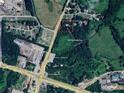 Property location shown with nearby roads and businesses at 3530 Dahlonega Hwy, Cumming, GA 30028