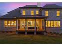 Covered patio with a metal roof and a view of the backyard at 11 Brownson Ct, Acworth, GA 30101