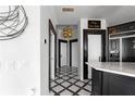 Hallway with black and white checkered floor at 3475 Oak Valley Rd # 2820, Atlanta, GA 30326