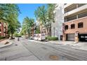 Residential street view with building, parking, and FedEx truck at 1850 Cotillion Dr # 3221, Dunwoody, GA 30338