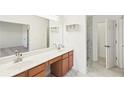 Double vanity bathroom with a walk-in shower at 2853 Brandl Cove Ct # 1, Marietta, GA 30067