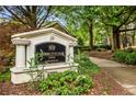 Community entrance sign for Carrington Park at Lenox Condominiums at 2700 Pine Tree Ne Rd # 2212, Atlanta, GA 30324