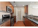 Modern kitchen with stainless steel appliances at 3300 Windy Ridge Se Pkwy # 1120, Atlanta, GA 30339