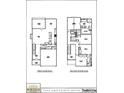 Detailed floor plan for a two-story house showcasing the layout of rooms at 1664 Crestridge Se Dr, Marietta, GA 30067