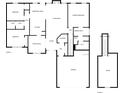 Complete floorplan showing the layout of both levels and the full footprint of the house at 90 Loudoun Dr, Covington, GA 30014