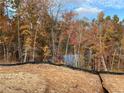 Private wooded lot with mature trees and lake views at 413 Solace Pl, Canton, GA 30114