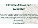 Flexible allowance graphic that promotes closing costs or decorating allowance or landscaping allowance or appliance allowance at 375 Ralph Mcgill Blvd # 603, Atlanta, GA 30312