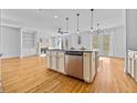 Eat-in kitchen with island and stainless steel appliances at 2260 Edgartown Se Ln # 1, Smyrna, GA 30080
