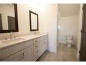 Elegant bathroom with double vanity and a walk-in shower at 542 Sawnee Village Blvd # D69, Cumming, GA 30040