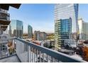 City view from the balcony, showcasing the surrounding buildings and vibrant cityscape at 3324 Peachtree Ne Rd # 1503, Atlanta, GA 30326