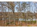 Scenic river view from the backyard, surrounded by trees at 4458 Paces Battle Nw, Atlanta, GA 30327