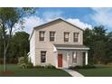 Charming two story home featuring a brick facade, covered front porch, and manicured landscaping at 500 Aberdeen Meadow Ln, Acworth, GA 30102