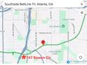 Map view of 147 Bowen Cir, Atlanta, GA, near Zoo Atlanta and Southside BeltLine Trail at 147 Bowen Sw Cir, Atlanta, GA 30315