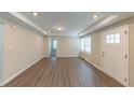 Spacious living area with hardwood floors and neutral walls at 1360 Lockhaven Sw Cir, Atlanta, GA 30311