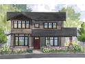 Rendering of a craftsman-style home featuring a stone foundation and a welcoming front porch at 11798 Serenbe Ln, Chattahoochee Hills, GA 30268