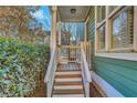 Front entrance with stairs and landscaping at 225 Carlyle Park Ne Dr, Atlanta, GA 30307