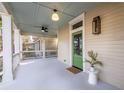 Bright and airy front porch with ceiling fan and light fixture at 359 Woodward Se Ave, Atlanta, GA 30312