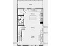 Second floor plan featuring kitchen, dining, and great room areas at 233 Lytham Se Dr, Mableton, GA 30126